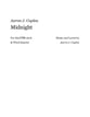 Midnight SAATBB choral sheet music cover
